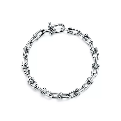 [Hyrra Jewelry]HARDWEAR SMALL LINK 26 MOTIF SILVER BRACELET