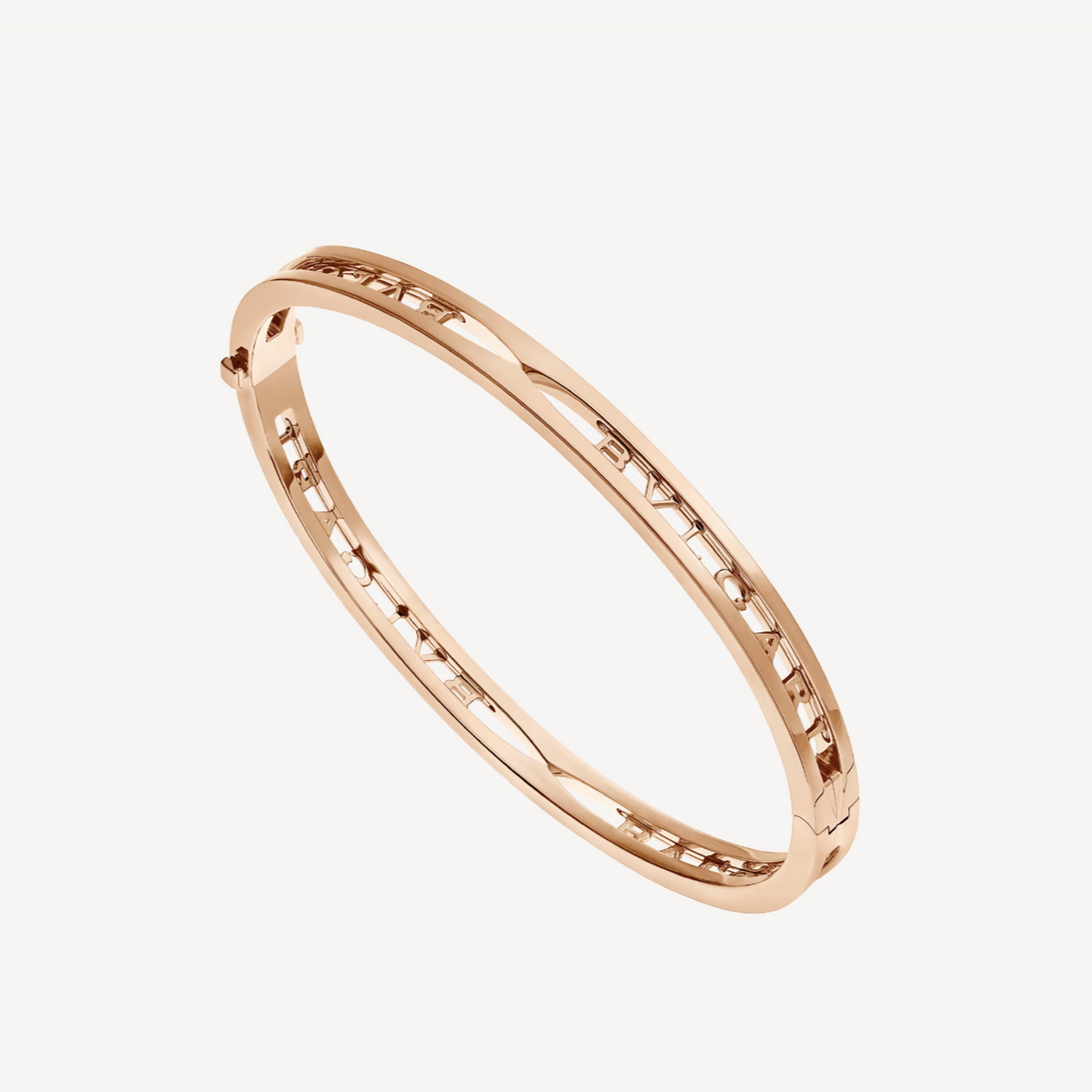 [⭐Hyrra Jewelry]ZERO 1 SPIRAL LOGO PINK GOLD BRACELET