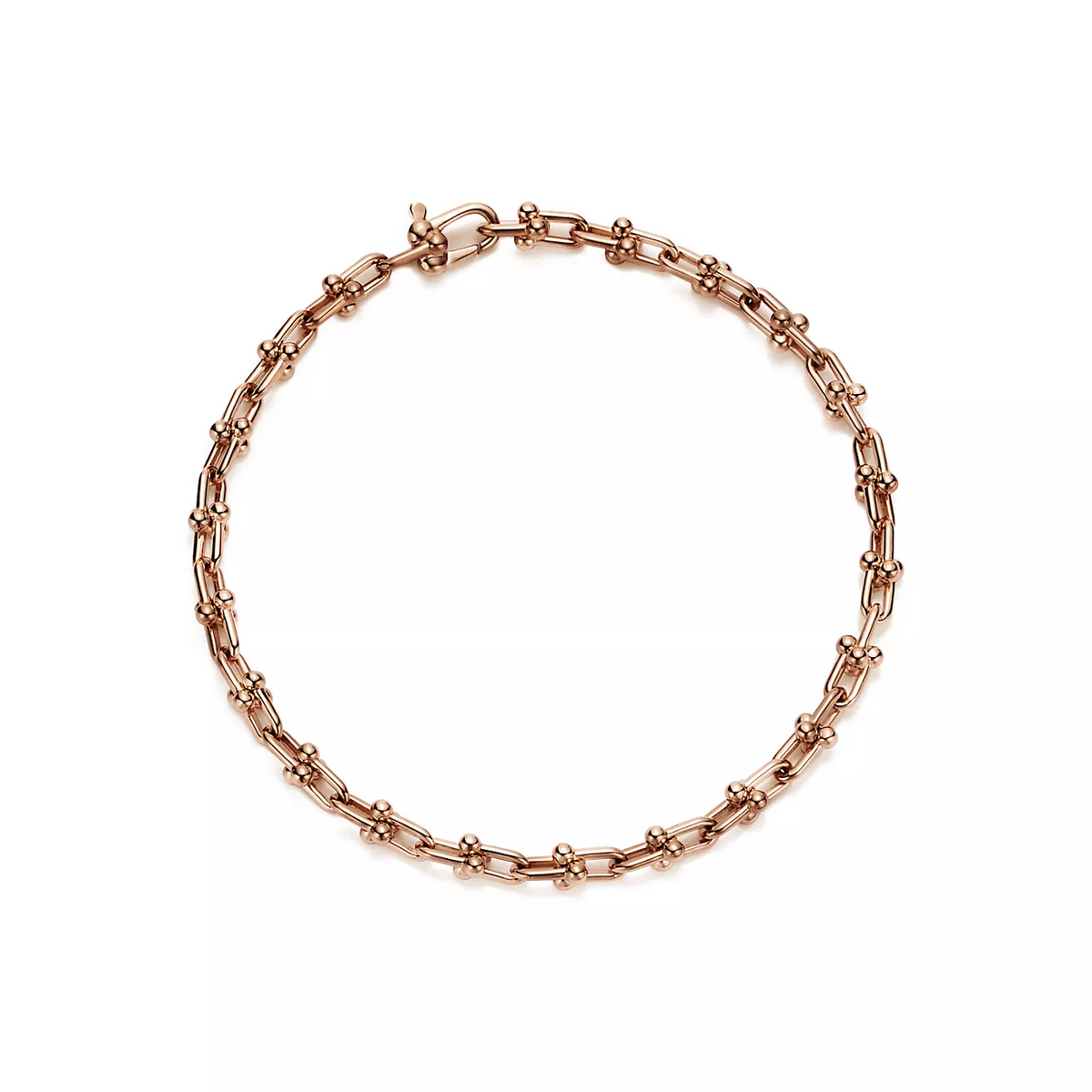 [Hyrra Jewelry]HARDWEAR MICRO LINK 44 MOTIF PINK GOLD BRACELET