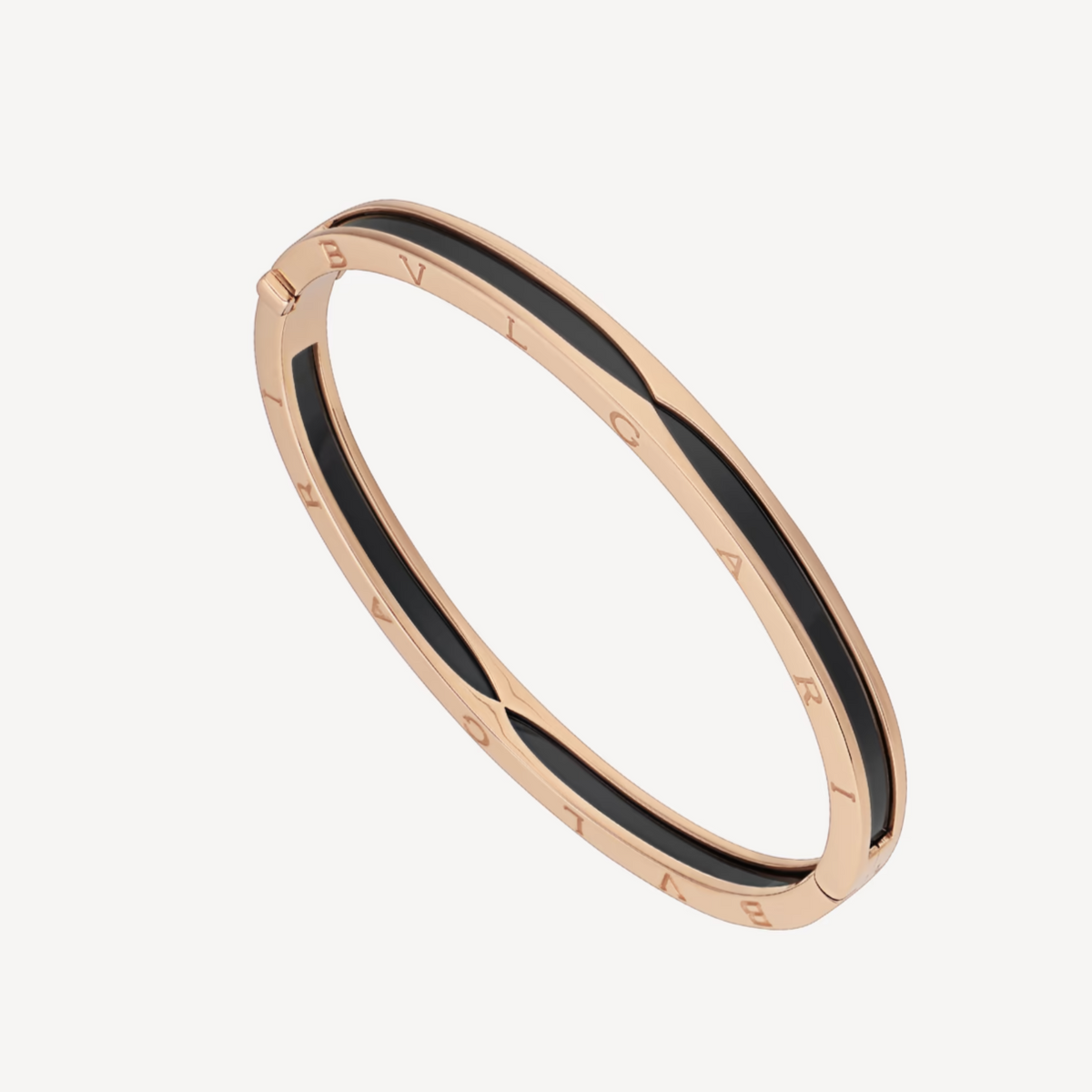 [⭐Hyrra Jewelry]ZERO 1 PINK GOLD WITH BLACK CERAMIC BRACELET