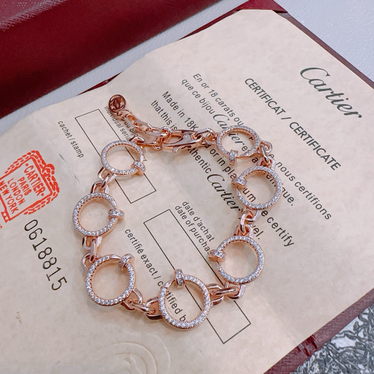 [⭐Hyrra Jewelry Jewelry] LOVE&JUSTE BRACELET DIAMONDS