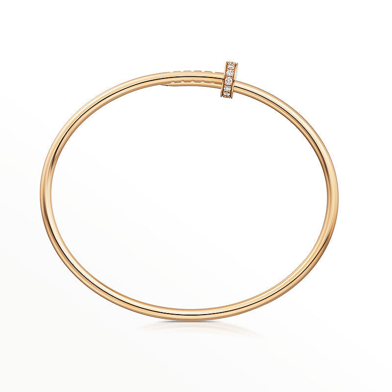 [⭐Hyrra Jewelry]JUSTE BRACELET 2.5MM DIAMONDS