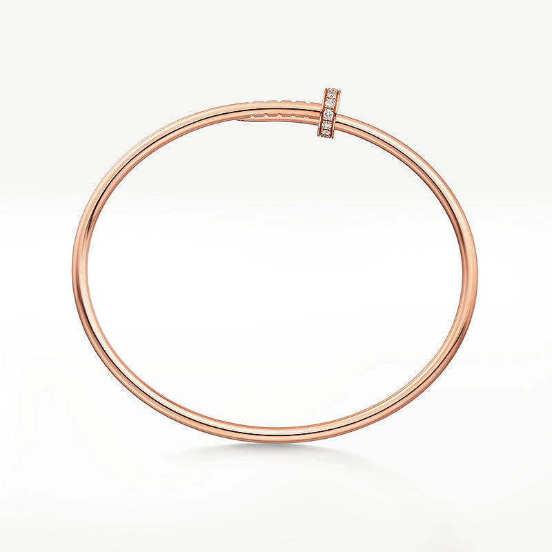 [⭐Hyrra Jewelry]JUSTE BRACELET 2.5MM DIAMONDS