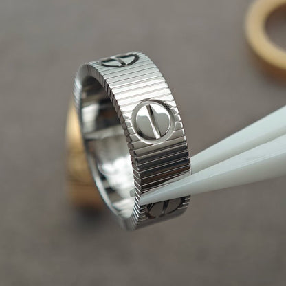 [⭐Hyrra Jewelry]LOVE 6.5MM RING