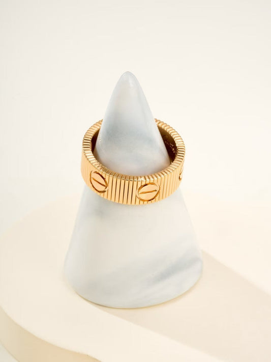 [⭐Hyrra Jewelry]LOVE 6.5MM RING