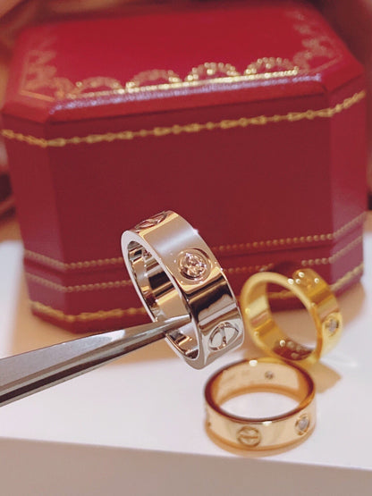 [⭐Hyrra Jewelry]Three-Diamond Ring