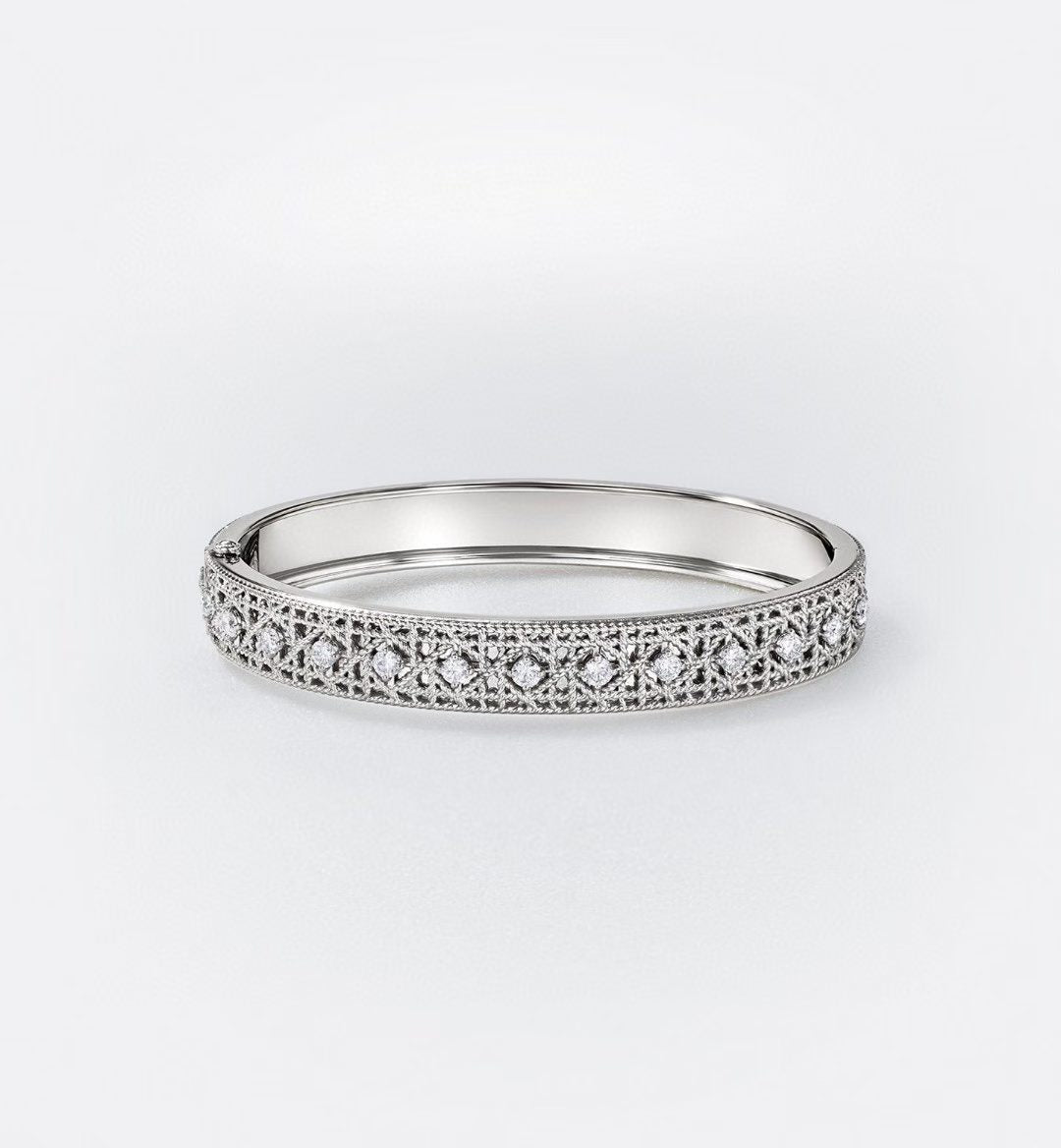 [⭐Hyrra Jewelry]2026 WOVEN-PATTERN BRACELET SET WITH FULL DIAMOND INLAY THREE-COLORS