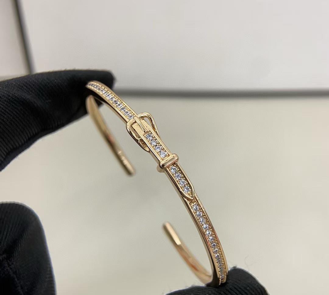 [⭐Hyrra Jewelry]DIAMOND-ENCRUSTED BRACELET THREE COLORS
