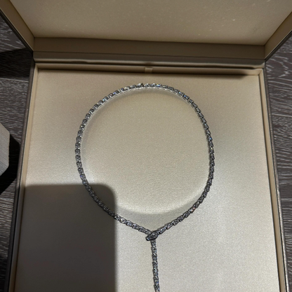 [⭐Hyrra Jewelry]NEW！SERPENT DIAMOND NECKLACE