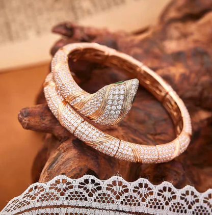 [⭐Hyrra Jewelry]HAUTE COUTURE GOLD SERPENTI BRACELET
