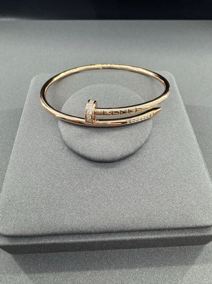 [⭐Hyrra Jewelry]JUSTE BRACELET 2.5MM  DIAMONDS