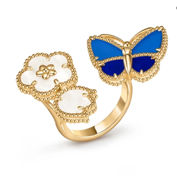 [⭐Hyrra Jewelry]2026 NEW TWIN BUTTERFLY LUCKY RING