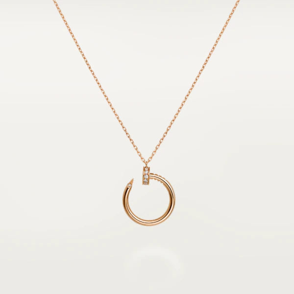 [⭐Hyrra Jewelry]JUSTE NECKLACE PINK GOLD