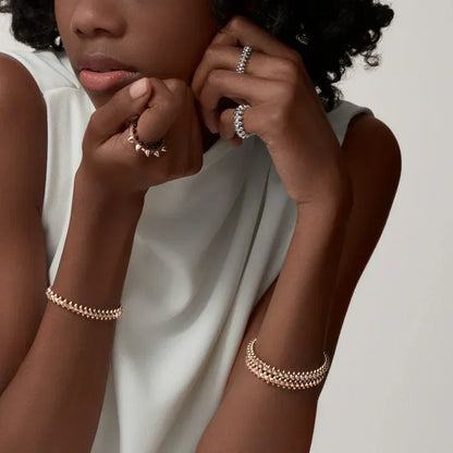 [⭐Hyrra Jewelry]CLASH  BRACELET 8MM DIAMONDS
