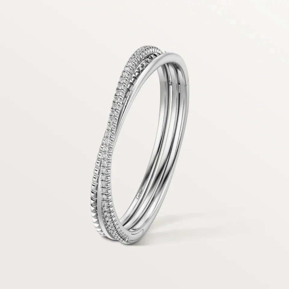 [⭐Hyrra Jewelry]ETINCELLE HALF-PAVED DIAMOND BRACELET