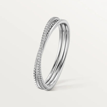 [⭐Hyrra Jewelry]ETINCELLE HALF-PAVED DIAMOND BRACELET