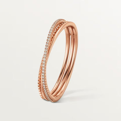 [⭐Hyrra Jewelry]ETINCELLE HALF-PAVED DIAMOND BRACELET