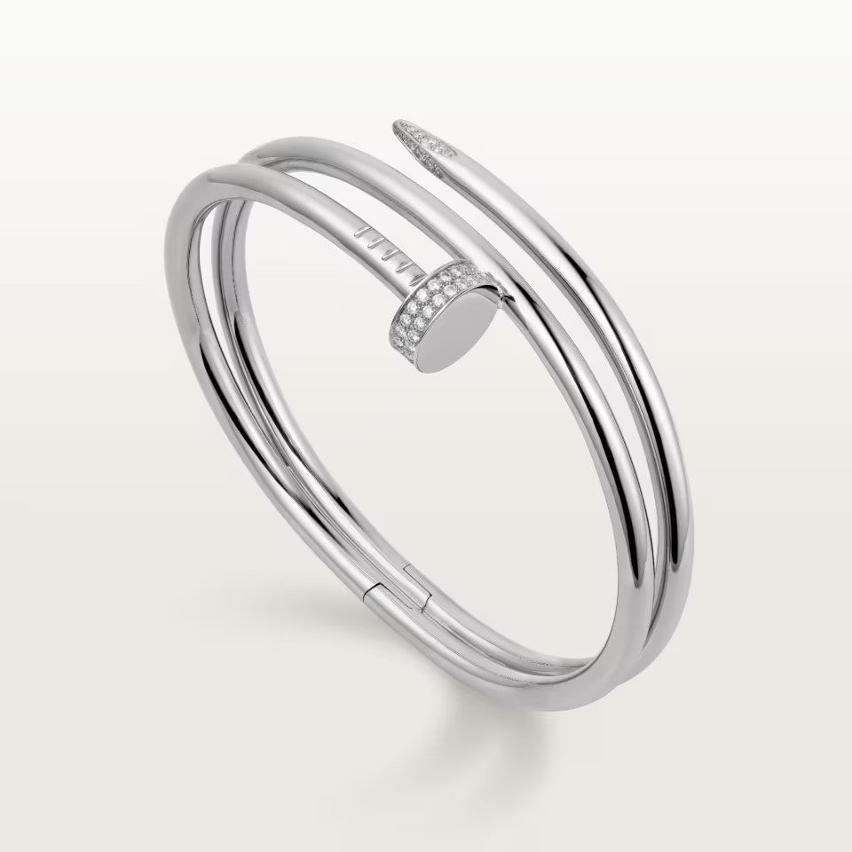 [⭐Hyrra Jewelry]JUSTE BRACELET 3.5MM DOUBLE ROW DIAMOND