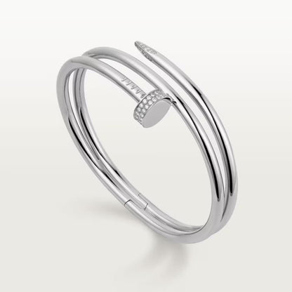 [⭐Hyrra Jewelry]JUSTE BRACELET 3.5MM DOUBLE ROW DIAMOND