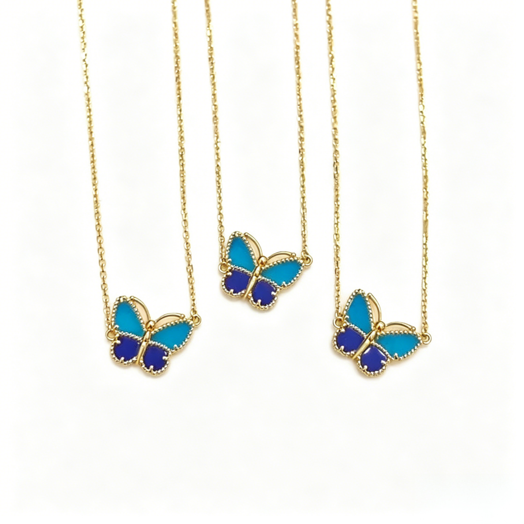 [⭐Hyrra Jewelry]  2026 NEW LUCKY BUTTERFLY 1 MOTIFS NECKLACE