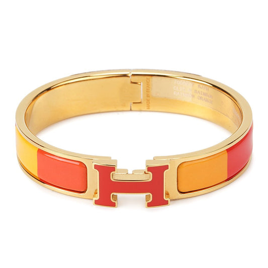 [⭐Hyrra Jewelry]H BRACELET ORANGE RAINBOW CERAMIC