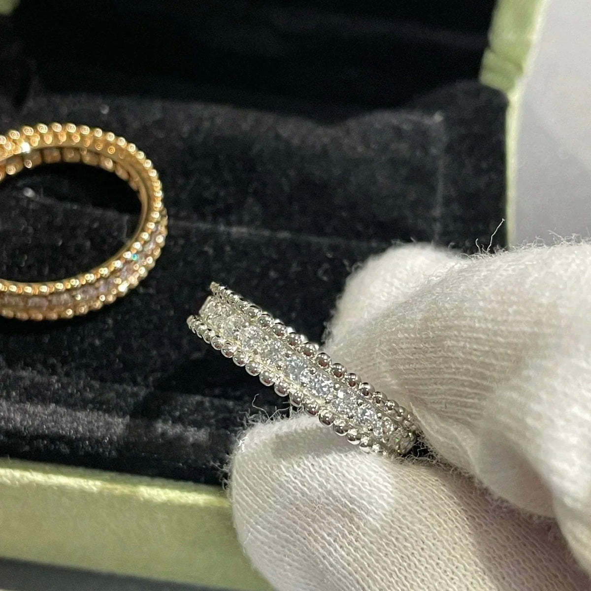[⭐Hyrra Jewelry]PERLEE DIAMOND ROSE GOLD RING