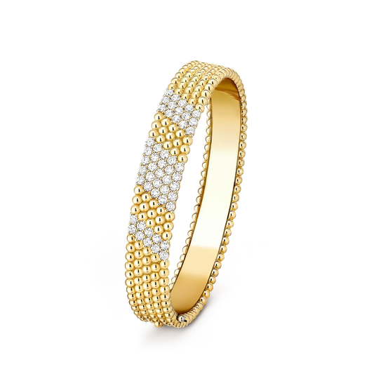 [⭐Hyrra Jewelry]  FIVE-ROW DIAMOND BRACELET