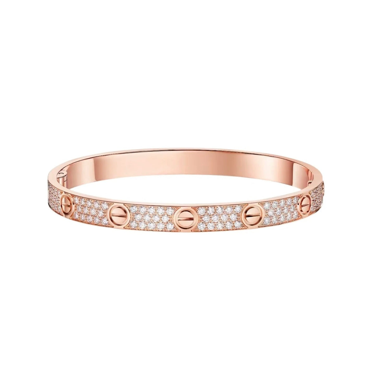 [⭐Hyrra Jewelry]LOVE BRACELET 6.1MM DIAMOND-PAVED