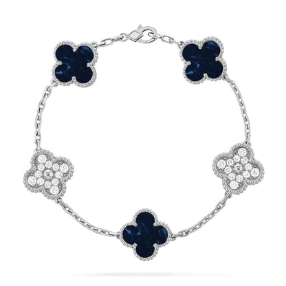 [⭐Hyrra Jewelry]CLOVER 5 MOTIF PIETERSITE BRACELET COLLECTION