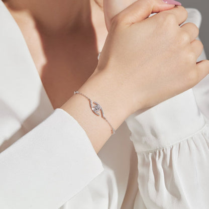 [⭐Hyrra Jewelry]Demo Eye Pave-Set Diamond Bracelet