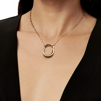 [Hyrra Jewelry]LOCK NECKLACE GOLD