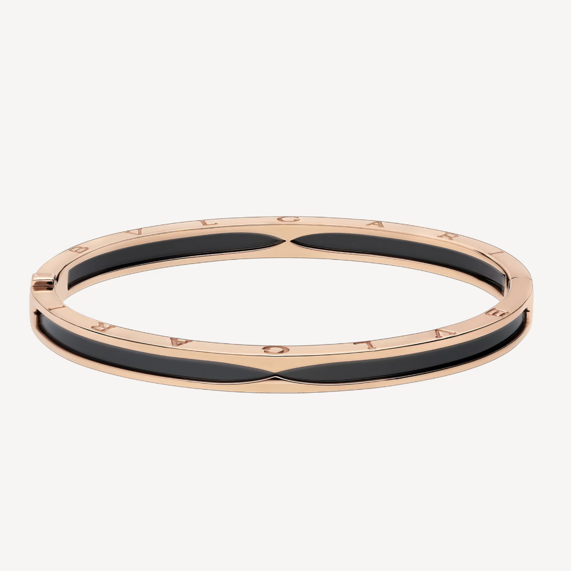 [⭐Hyrra Jewelry]ZERO 1 PINK GOLD WITH BLACK CERAMIC BRACELET