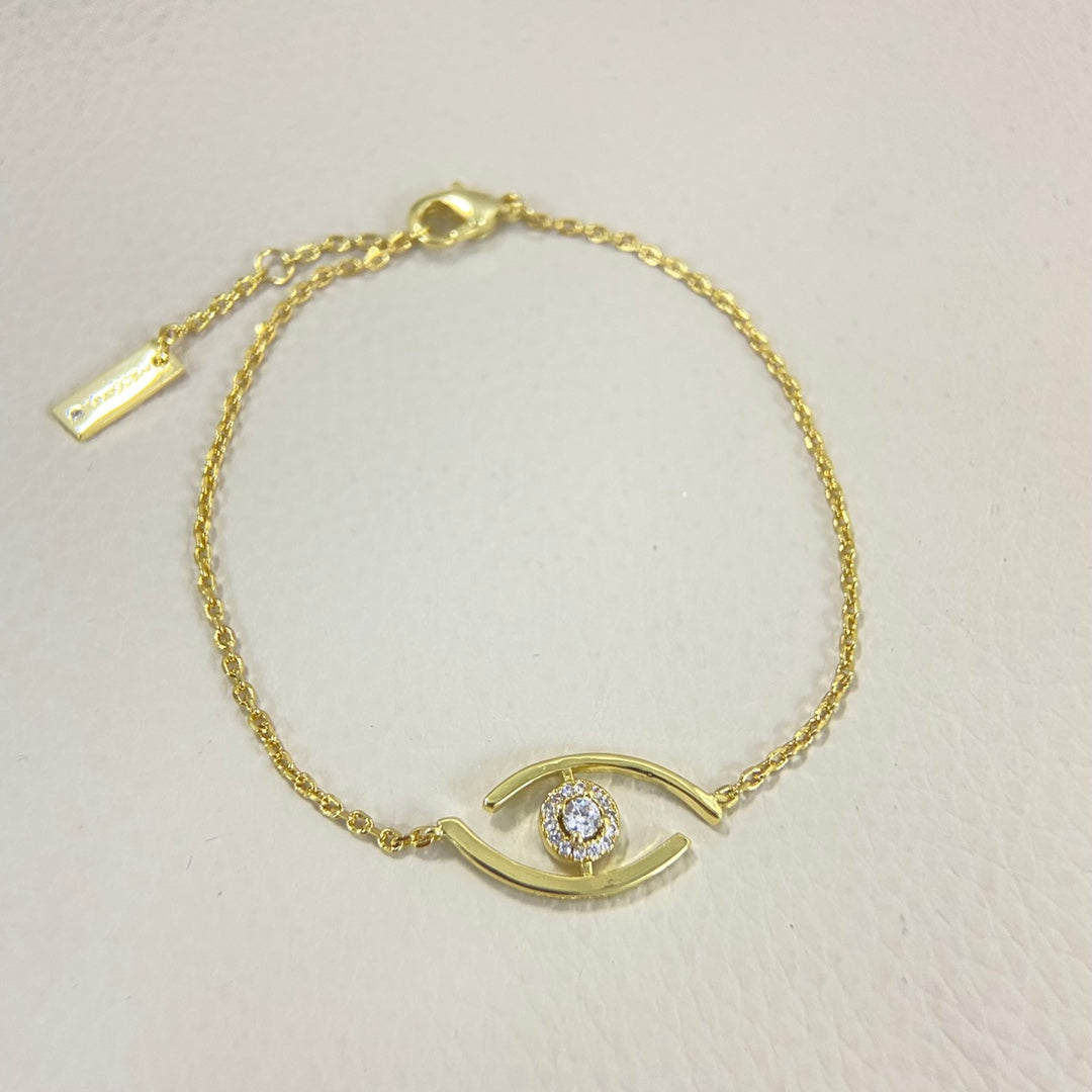 [⭐Hyrra Jewelry]Demo Eye Pave-Set Diamond Bracelet