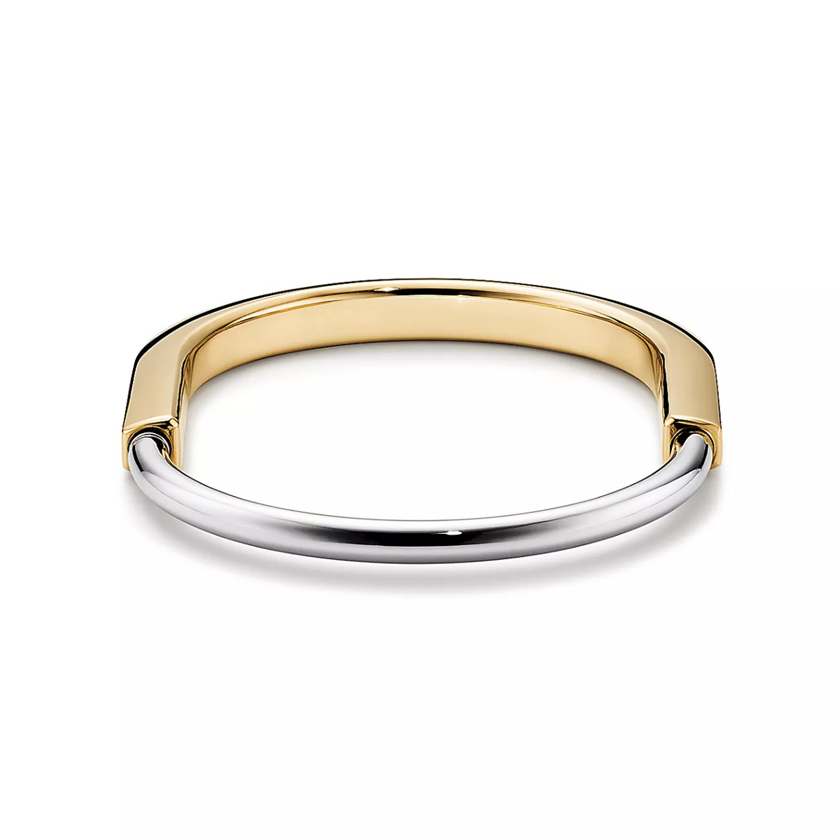 [Hyrra Jewelry]LOCK BRACELET YELLOW AND WHITE GOLD