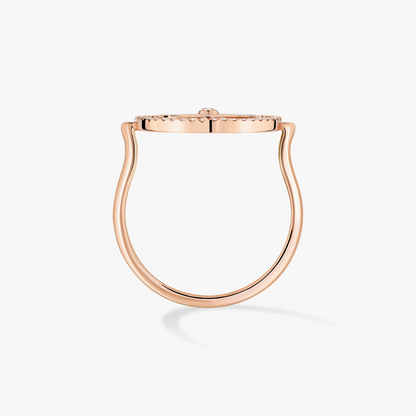 [⭐Hyrra Jewelry]Demo MOVE PINK GOLD DIAMOND RING