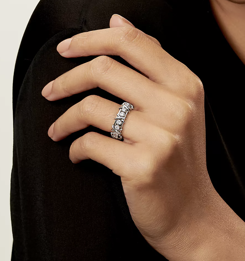[Hyrra Jewelry]SIXTEEN STONE SILVER RING