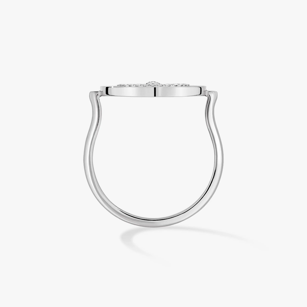 [⭐Hyrra Jewelry]Demo MOVE PAVED SILVER DIAMOND RING