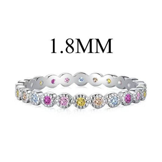 [Hyrra Jewelry]Unique Scintillating Round Cut Daily Ring