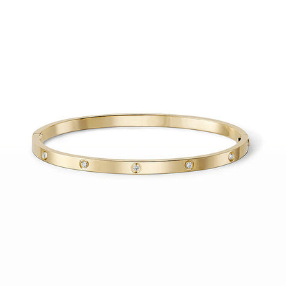 [⭐Hyrra Jewelry]LOVE BRACELET 3.65MM 10 DIAMONDS