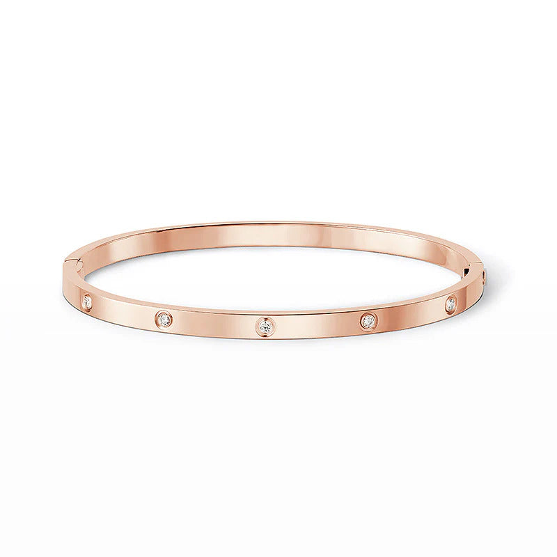 [⭐Hyrra Jewelry]LOVE BRACELET 3.65MM 10 DIAMONDS