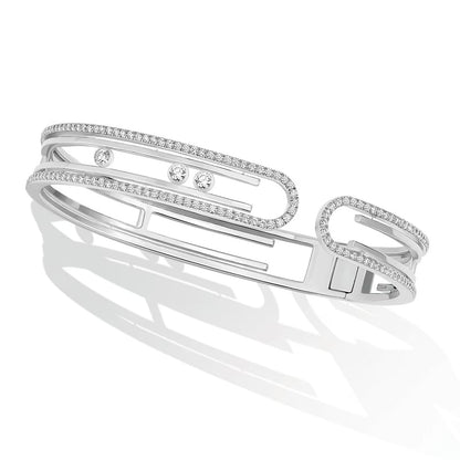 [⭐Hyrra Jewelry]MOVE 10TH PAVED DIAMOND BRACELET