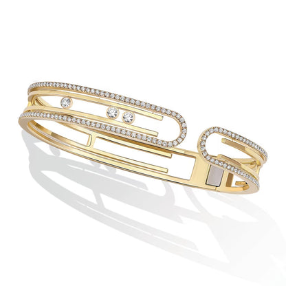 [⭐Hyrra Jewelry]MOVE 10TH PAVED DIAMOND BRACELET