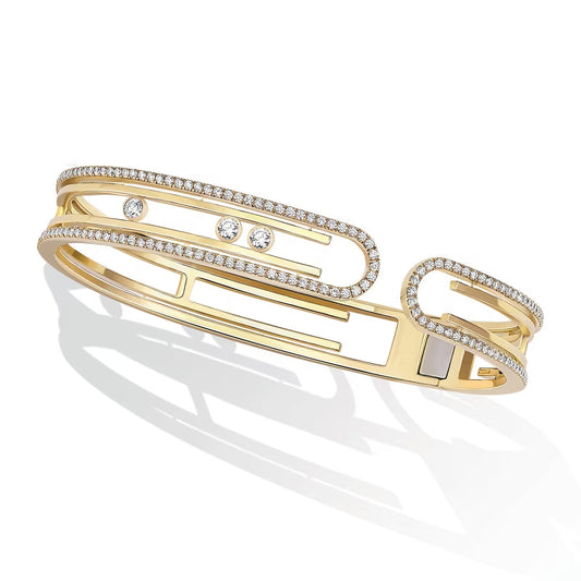 [⭐Hyrra Jewelry]MOVE 10TH PAVED DIAMOND BRACELET