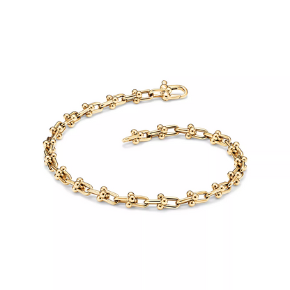 [Hyrra Jewelry]HARDWEAR MICRO LINK 44 MOTIF GOLD BRACELET