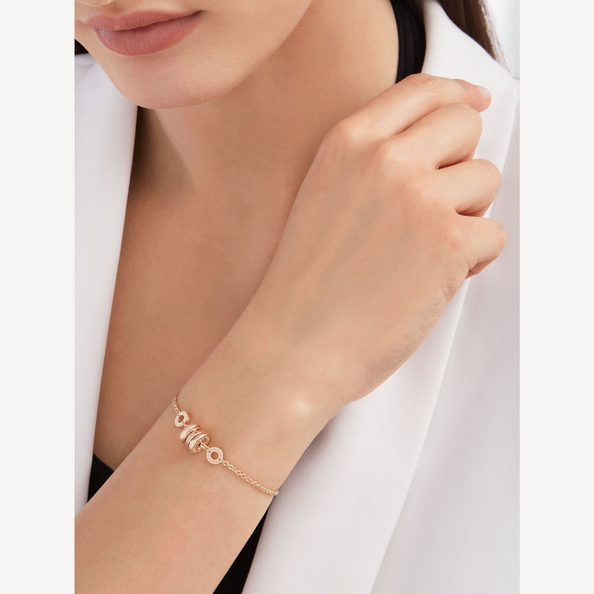 [⭐Hyrra Jewelry]ZERO 1 SOFT PINK GOLD BRACELET