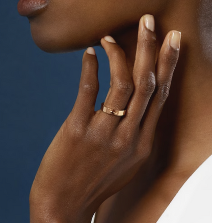 [⭐Hyrra Jewelry]ALLIANCE LIENS VIDENCE 4MM RING