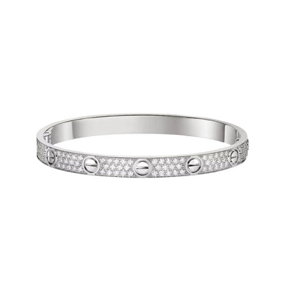 [⭐Hyrra Jewelry]LOVE BRACELET 6.1MM DIAMOND-PAVED