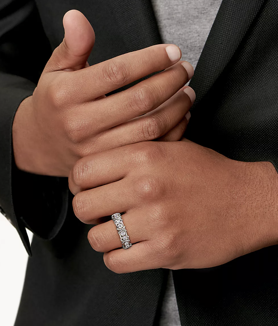[Hyrra Jewelry]SIXTEEN STONE SILVER RING