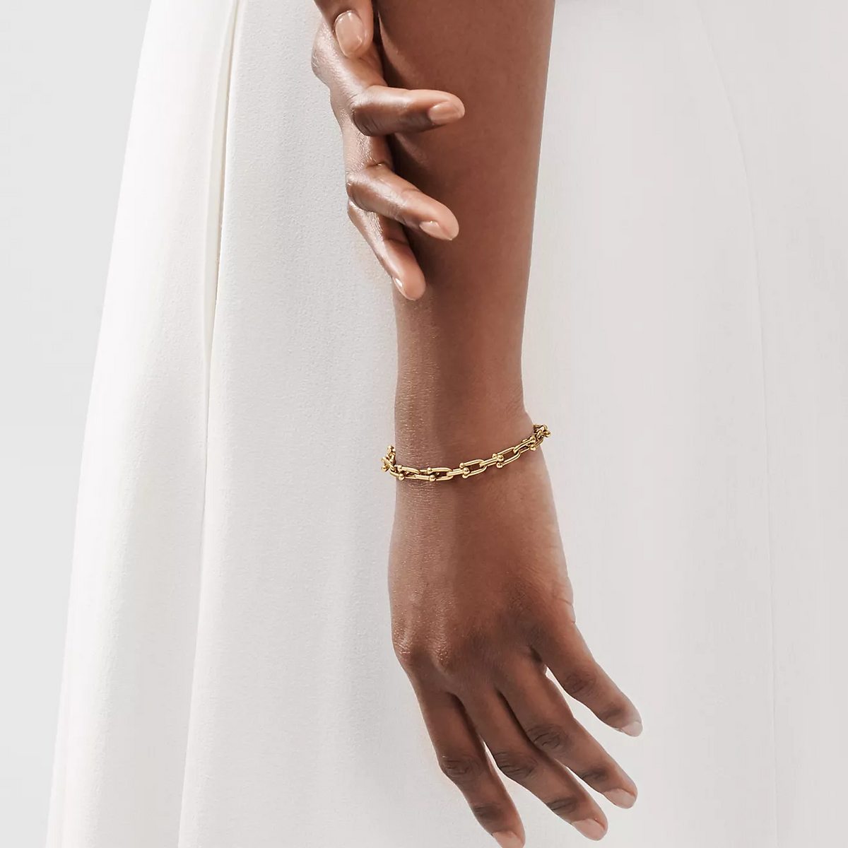 [Hyrra Jewelry]HARDWEAR SMALL LINK 26 MOTIF GOLD BRACELET