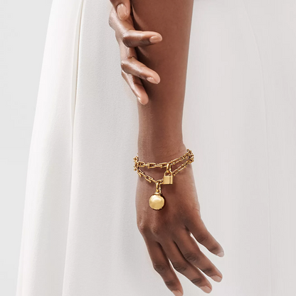 [Hyrra Jewelry]HARDWEAR SMALL WRAP GOLD BRACELET